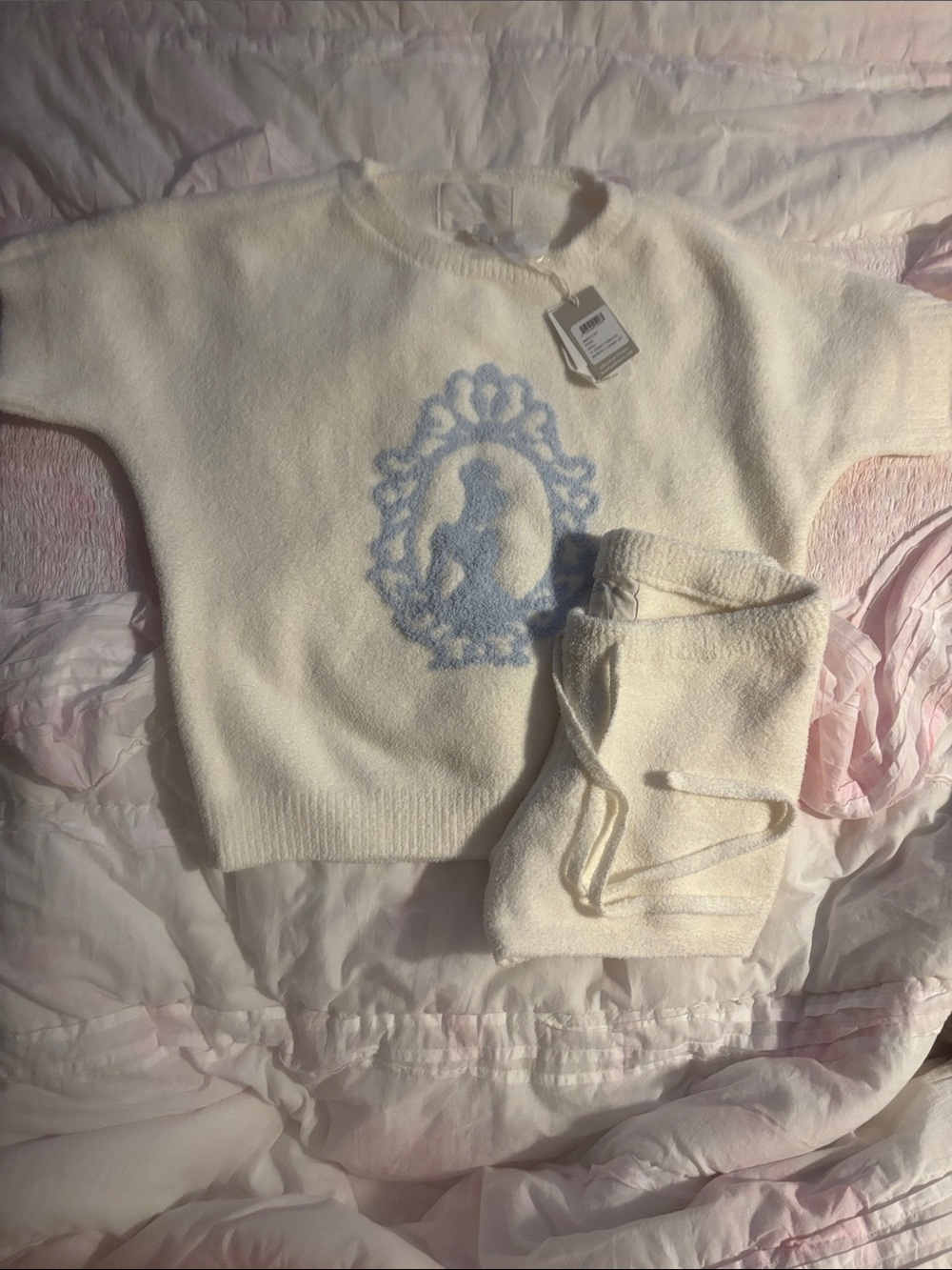 Barefoot Dreams Disney Princess Short Pajamas Cinderella Size Small
